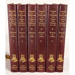 Les Sources de l'histoire de France des Origines aux Guerres d'Italie (1494)